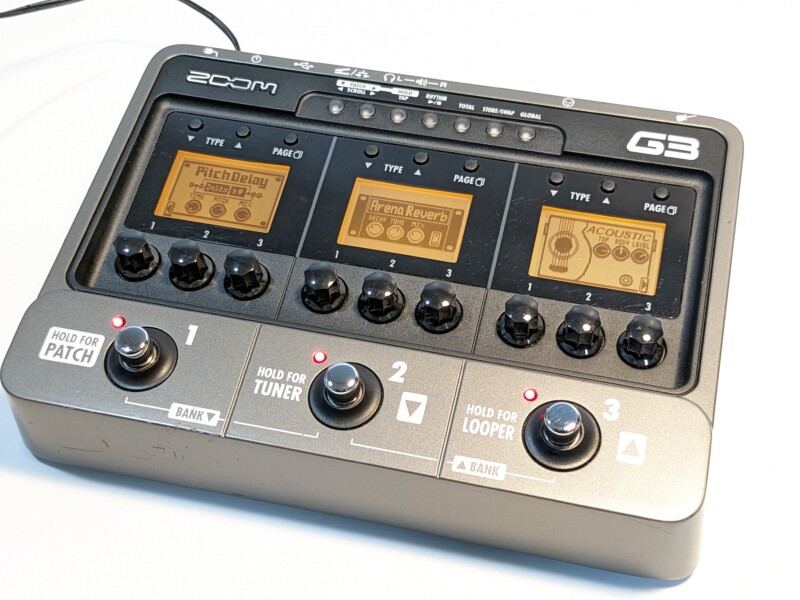 定番のマルチエフェクター ZOOM G3 買取入荷しました!