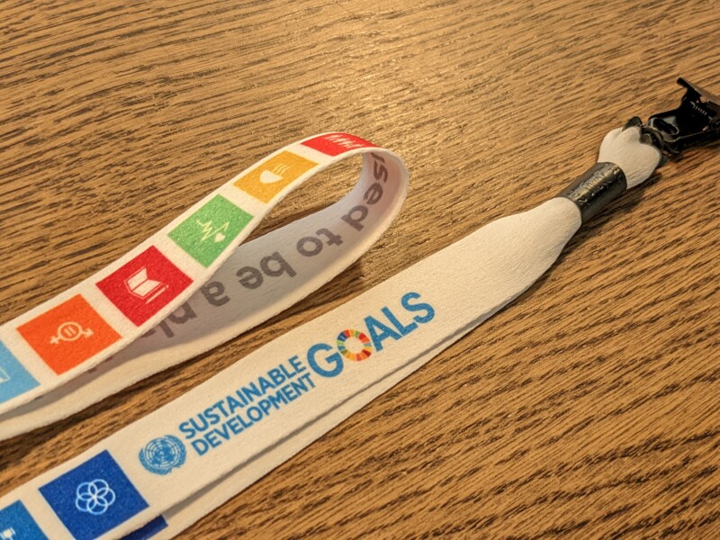 WWF国連公式!! SDGsネックストラップが届きました!