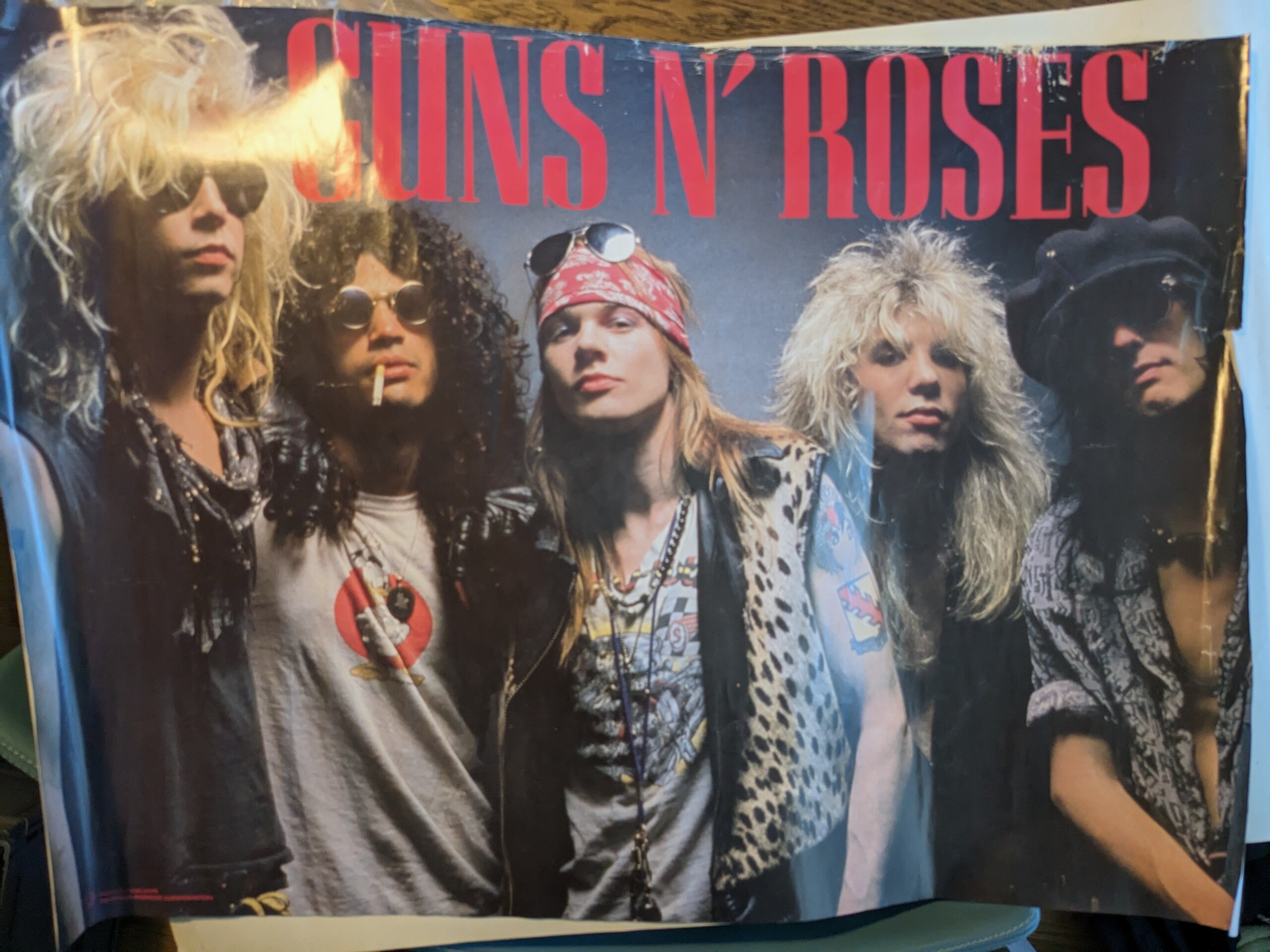 ガンズ・アンド・ローゼズのヴィンテージポスター入荷しました!